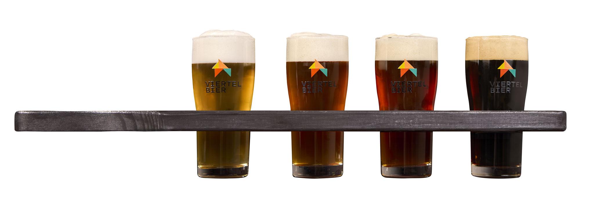 Viertel Bier Tasting Board in der Viertel Bar
